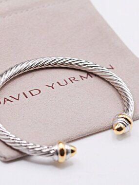 David Yurman Classic Cable 925/585 Bracelet